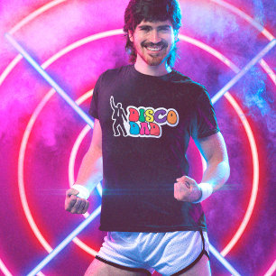 Camiseta Disco Dad - Gracioso Retro