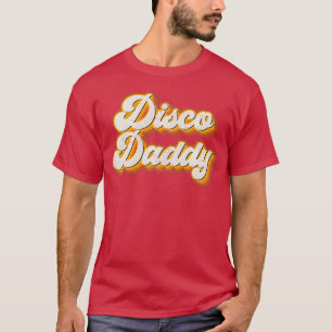 Camiseta Disco Daddy traje de fiesta de los 60 70 a juego P