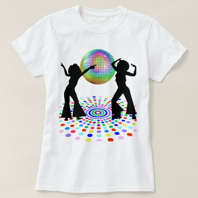 Camiseta Disco Dance (Diseño del anverso)