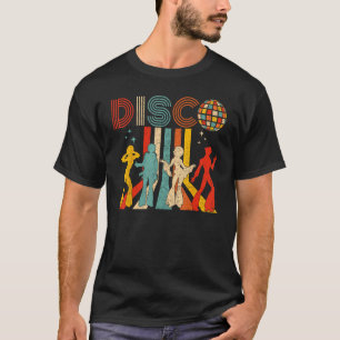Camiseta Disco Dance 70 Disco Tema de la vieja retro Dancin