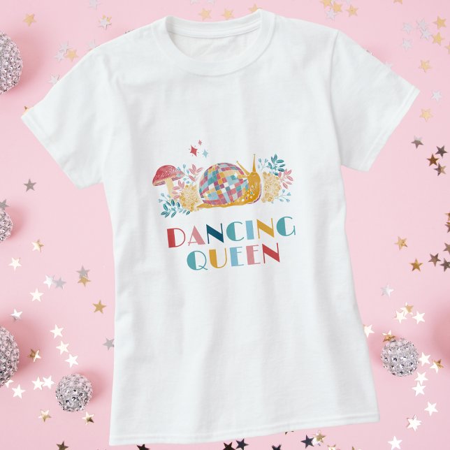 Camiseta Disco Dancing Queen Snail (Subido por el creador)