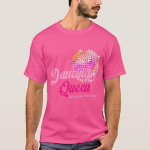 Camiseta Disco de baile vintage de cumpleaños Queen Tee