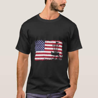 Camiseta Disco De Bandera De Usa