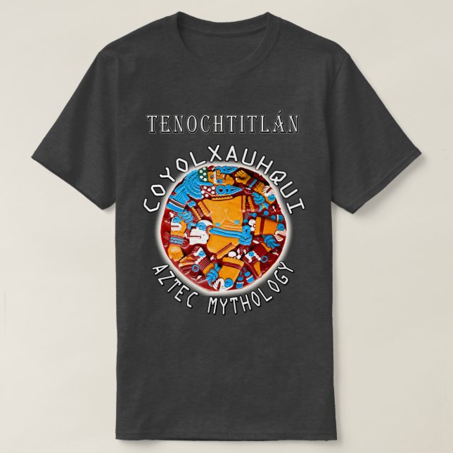 Camiseta Disco de diosa de Coyolxauhqui (Diseño del anverso)