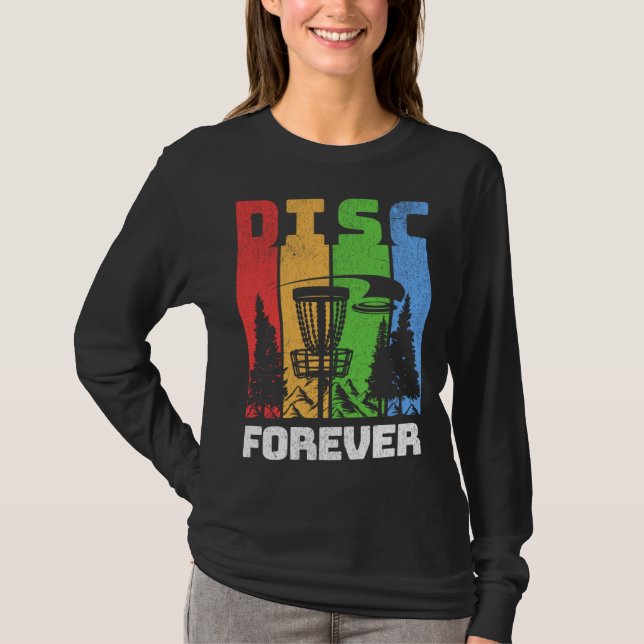 Camiseta Disco de Disc Golf para Siempre (Anverso)