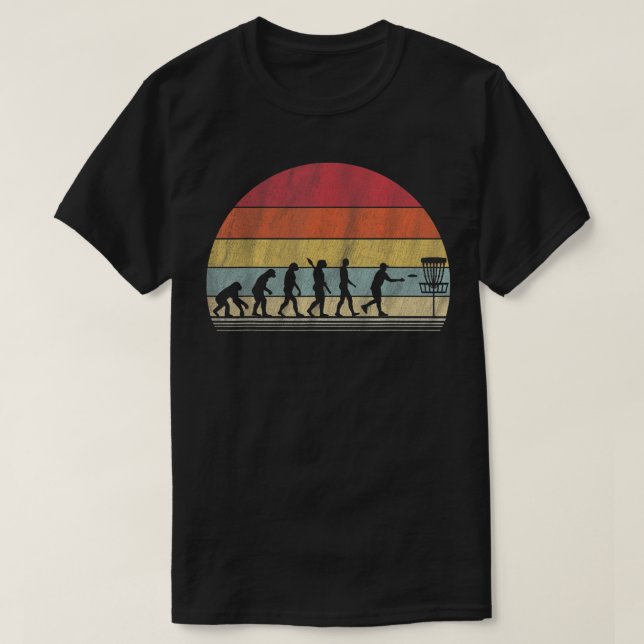 Camiseta Disco de disco de reversión de regalo de golf (Diseño del anverso)