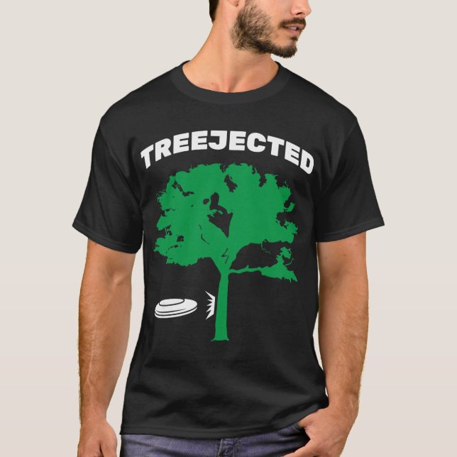 Camiseta Disco de Disco Golf Treejected Fyling  (Anverso)