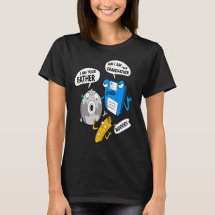 Camiseta Disco de disquete CD USB Stick Funny Computer Nerd