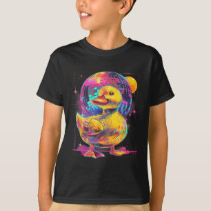 Camiseta Disco de duck de caucho Disco de música de baile d