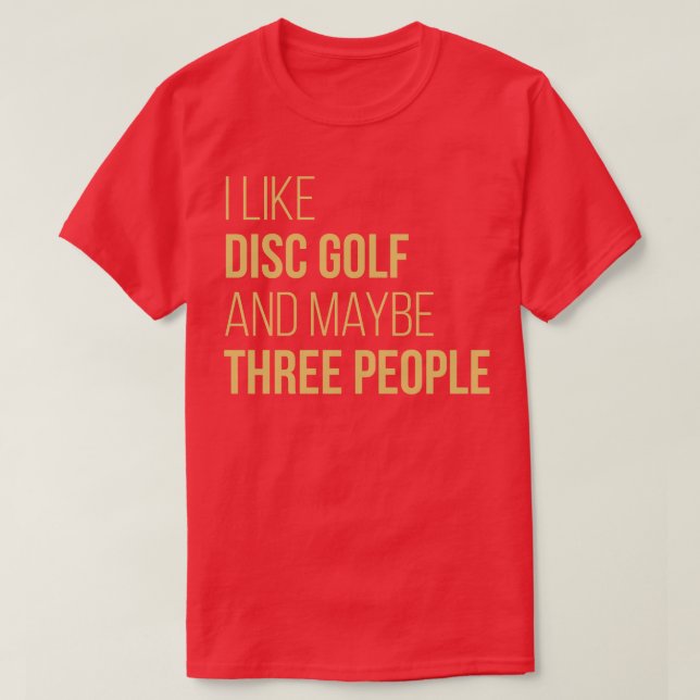Camiseta Disco de golf (Diseño del anverso)