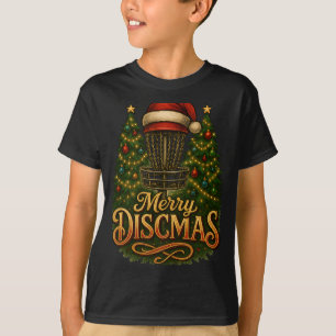 Camiseta Disco de golf de Navidad Feliz Discmas 