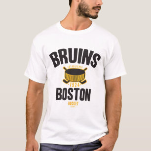 Camiseta Disco de hockey de Boston Bruins blanco oficialmen