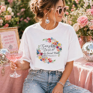 Camiseta Disco de Jardín   Dama de Honor de Despedida de So