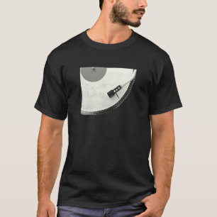 Camiseta Disco de vinilo giratorio clásico, música de leyen