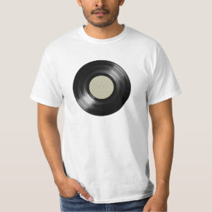 Camiseta disco de vinilo para los amantes de la música