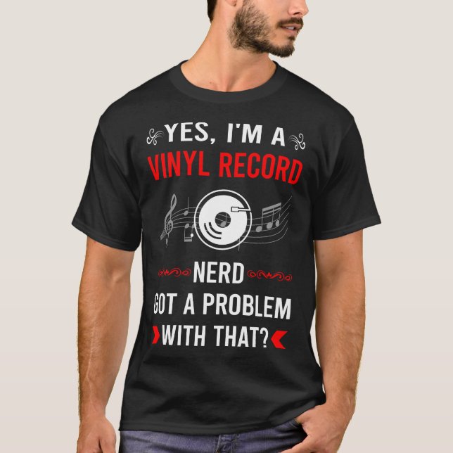 Camiseta Disco de vinilo Problemas (Anverso)