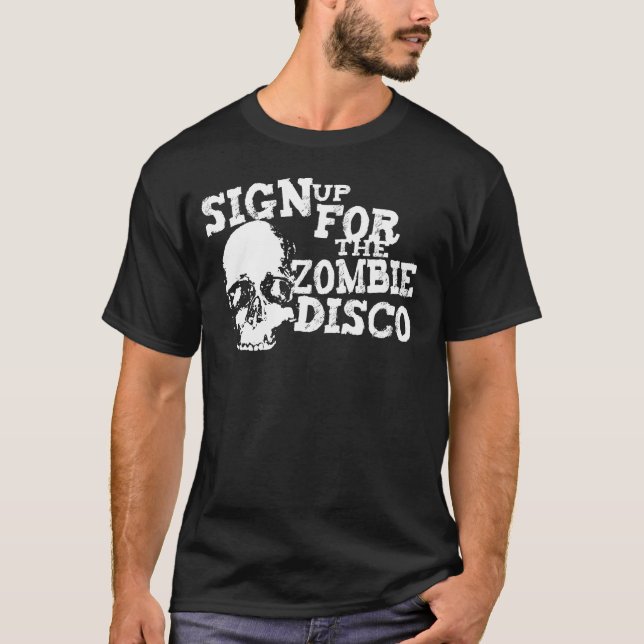 Camiseta Disco del zombi (Anverso)