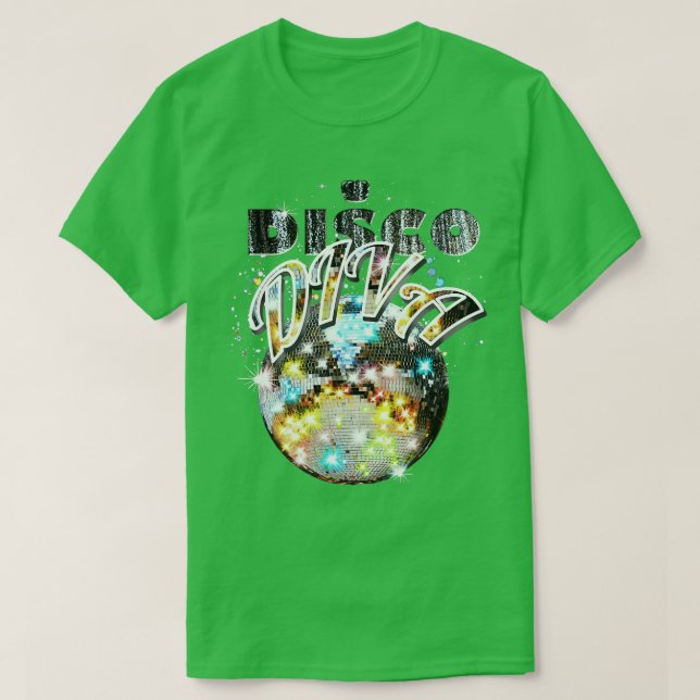 Camiseta Disco diva 1 (Diseño del anverso)