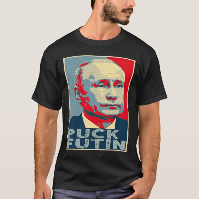 Camiseta Disco Futin Espero Estoy Con Ucrania  (Anverso)