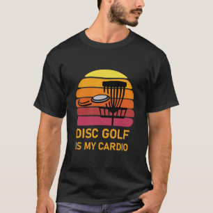 Camiseta disco golf es mi cardio Flying Disc Sport