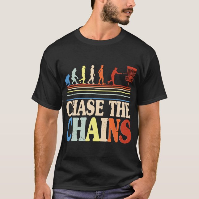 Camiseta Disco Golf Persigue Las Cadenas (Anverso)
