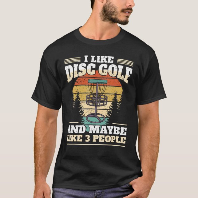 Camiseta Disco Golf Player Me Gusta El Disco Golf (Anverso)