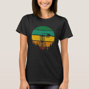 Camiseta Disco Golf Striped Circle Sun Sunset XV