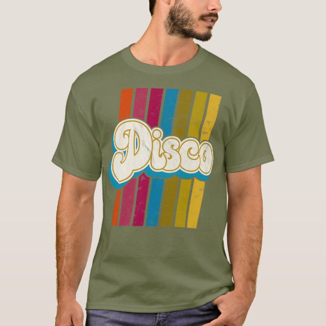 Camiseta Disco Groovy Vintage 70 (Anverso)