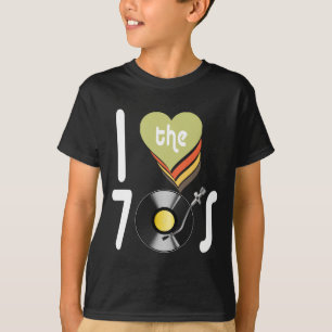 Camiseta Disco me encanta los tíos vintage de la música Bal
