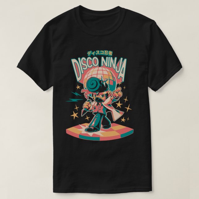 Camiseta Disco Ninja (Diseño del anverso)