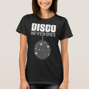 Camiseta Disco Nunca Murió Hippie Retro Funky Vintage de lo