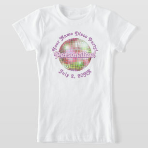 Camiseta Disco Óptica Iris Retro PERSONALIZADA