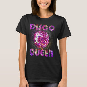 Camiseta Disco Queen Art Para Mujeres Chicas Funk Music Dis