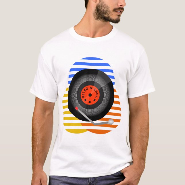 Camiseta Disco Retro (Anverso)