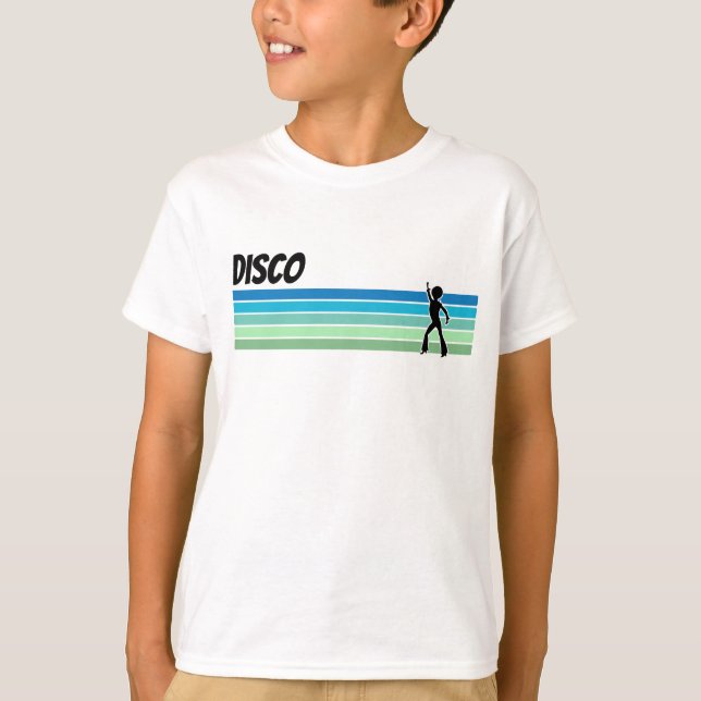 Camiseta Disco retro (Anverso)