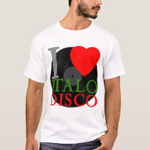 Camiseta Disco retro de Italo del amor del tigre 80s I de