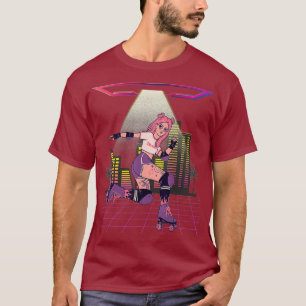 Camiseta Disco retro de patinaje de vaporwave de patinaje d