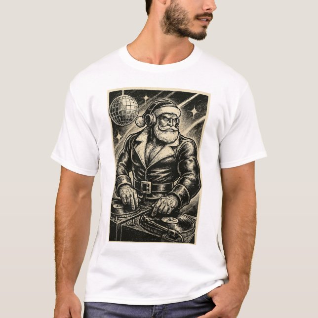 Camiseta Disco Santa Gay T-Shirt | Gay Shirt for Men | LGBT (Anverso)