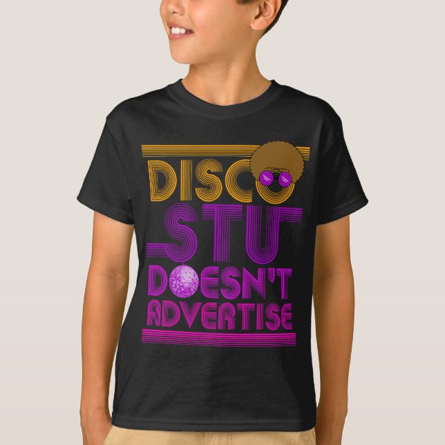 Camiseta Disco Stu no anuncia - Disco (Anverso)