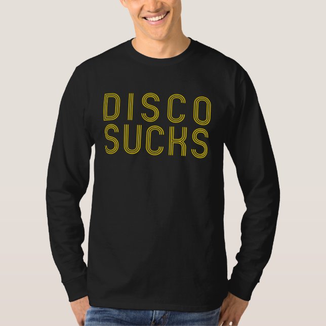 Camiseta Disco Sucks  Panic At The Dance Places (Anverso)