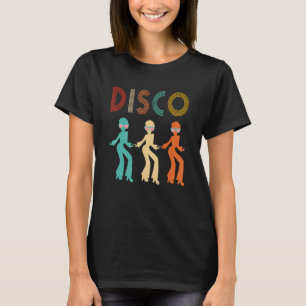 Camiseta Disco Tema Funky Vintage años 70 años 80 para bail