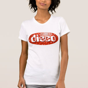 Camiseta Disco Tiles Red 'disco' señoras petit white
