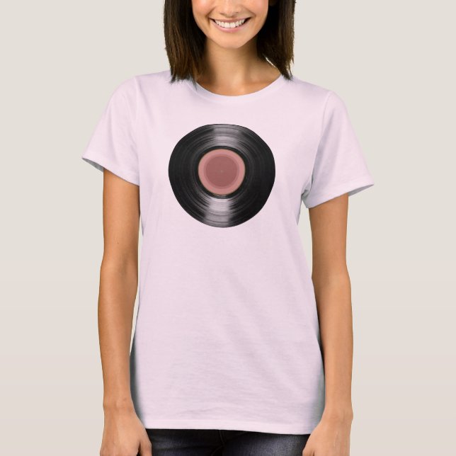 Camiseta disco vinílico de música fría (Anverso)