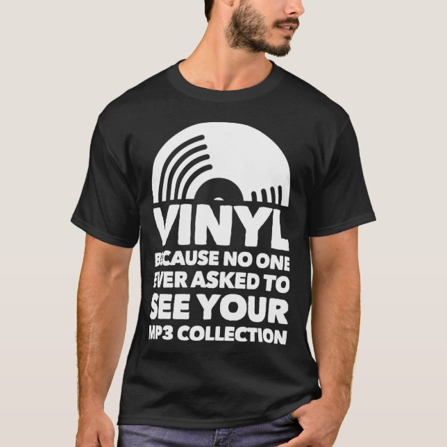 Camiseta Disco Vinyl Lp Record Vinyl (Anverso)