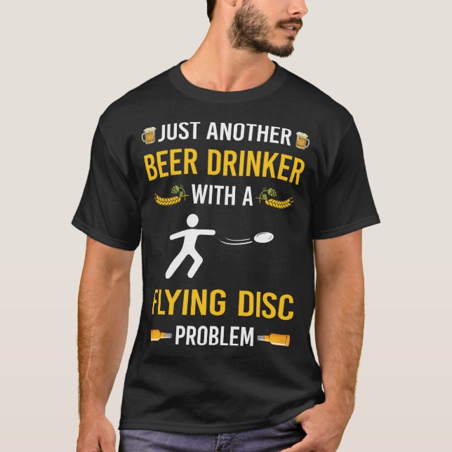 Camiseta Disco volador Beer Drinker (Anverso)