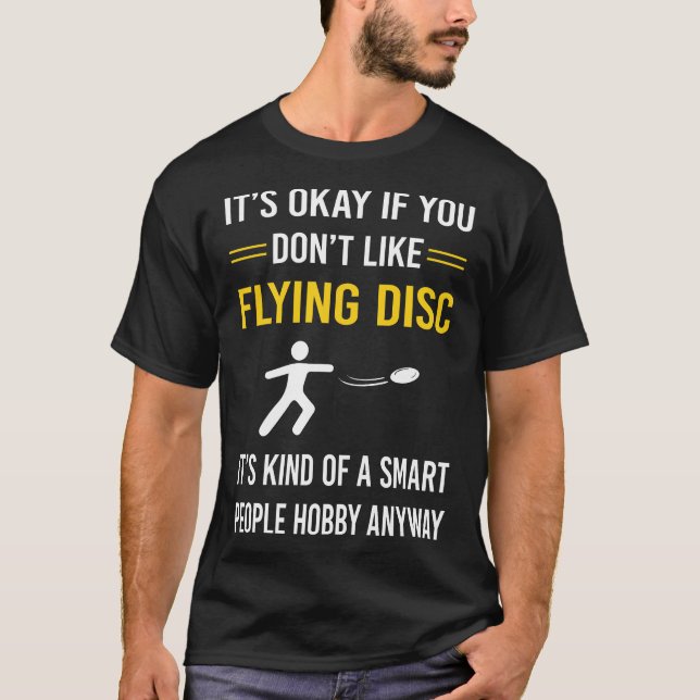 Camiseta Disco Volador para Personas Inteligentes (Anverso)