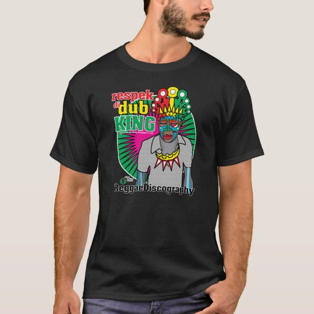 Camiseta Discografía DubKing del reggae (Anverso)