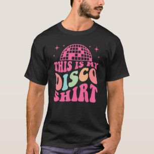 Camiseta Discografía Mujeres hombres disfraces de 70 y 80