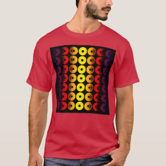 Camiseta Discos abstractos de cerámica