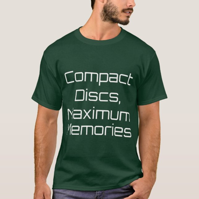 Camiseta Discos compactos (Anverso)